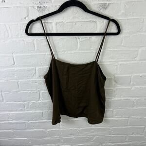 Diane von Furstenberg Women Sweetheart Camisole Tank Top Sleeveless Brown Size 8